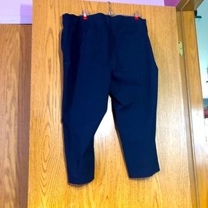Navy blue crop pants.  Size 2x